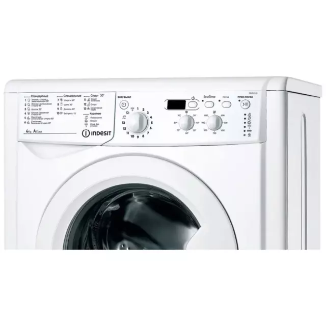 Стиральная машина Indesit Iwud 4105 (cis) 59.5x85x33 см 4 кг цвет белый — изображение 6