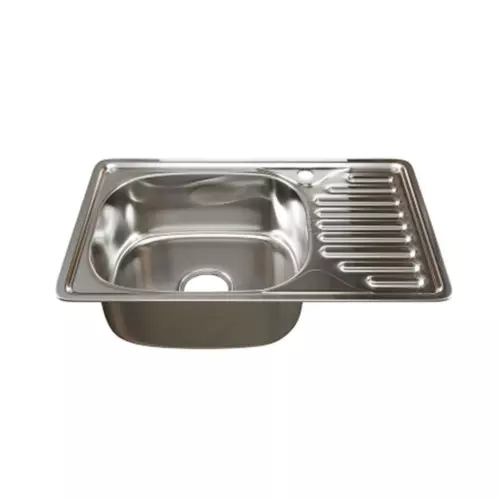 Врезная мойка Mixline 536115 42x66 см глубина чаши 18 см нержавеющая сталь цвет хром