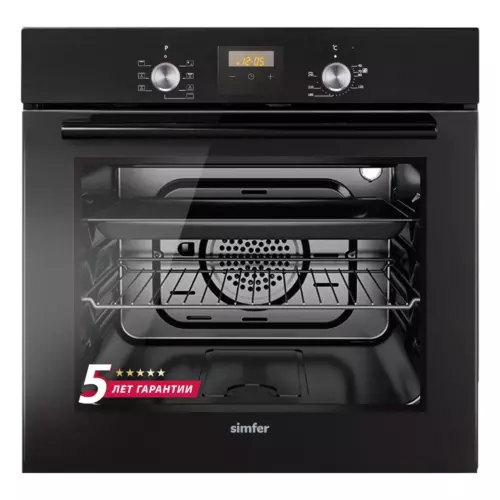 Электрический духовой шкаф Simfer B6EB56070 60x59.5x57 см цвет черный