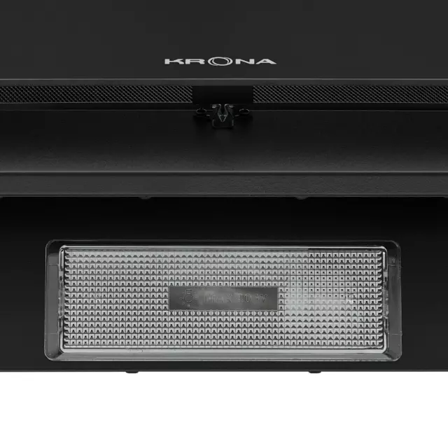 Вытяжка наклонная Krona Fiona 600 black PB 60 см цвет черный — изображение 7